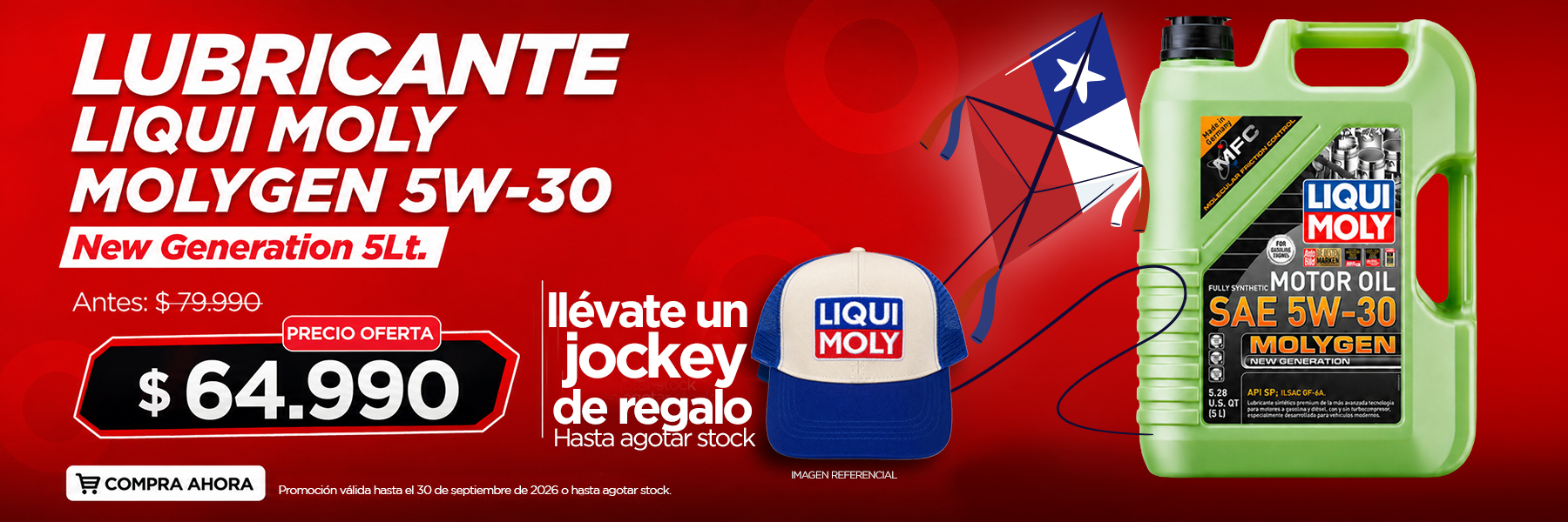 Lubricante Liqui Moly Molygen New Generation 5W30 5L