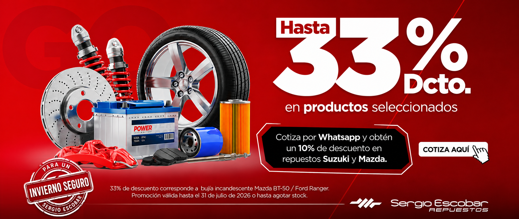 Ofertas Sergio Escobar Repuestos