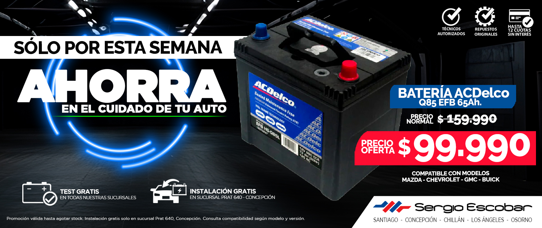 Banner Batería