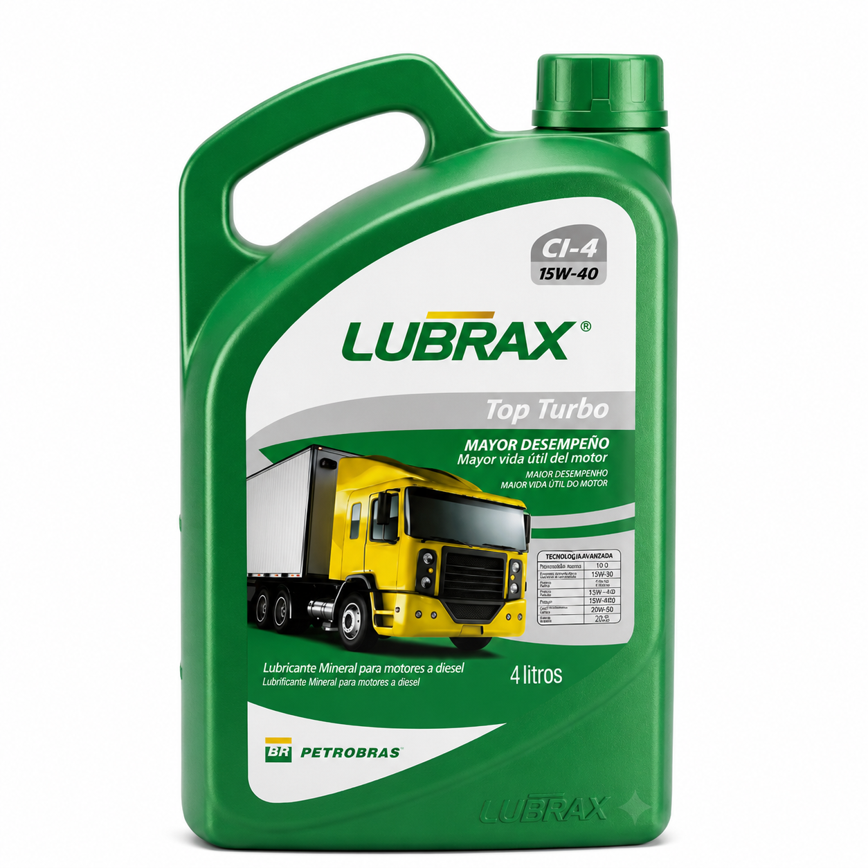 LUBRAX TOP TURBO 15W40 4L