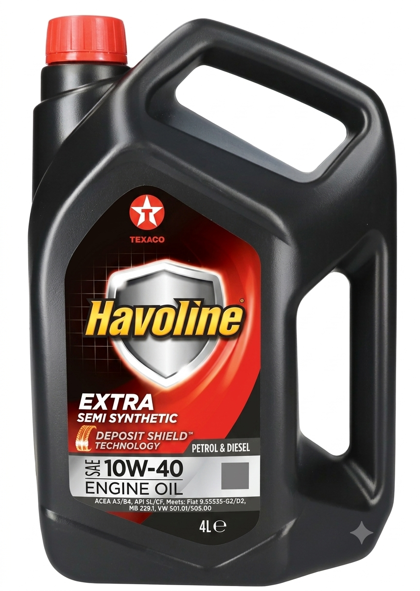 Aceite Chevron 10w40 Havoline Extra 4lt
