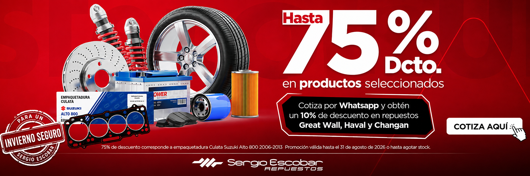 Ofertas Repuestos Sergio Escobar