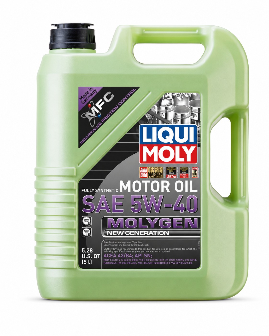 Aceite Para Motor Liqui Moly Sintético 5w-40 4L