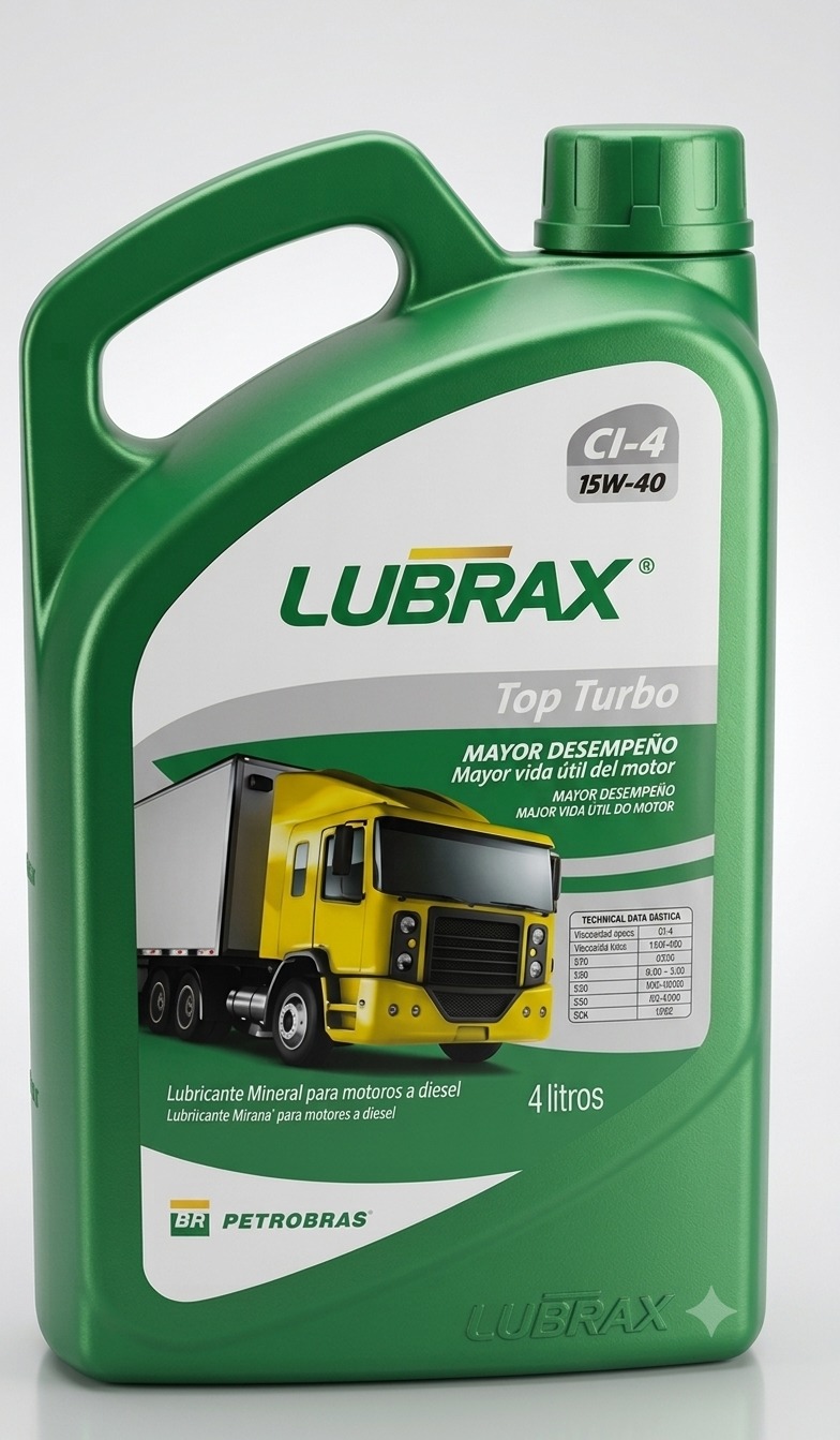 LUBRAX TOP TURBO 15W40 4L